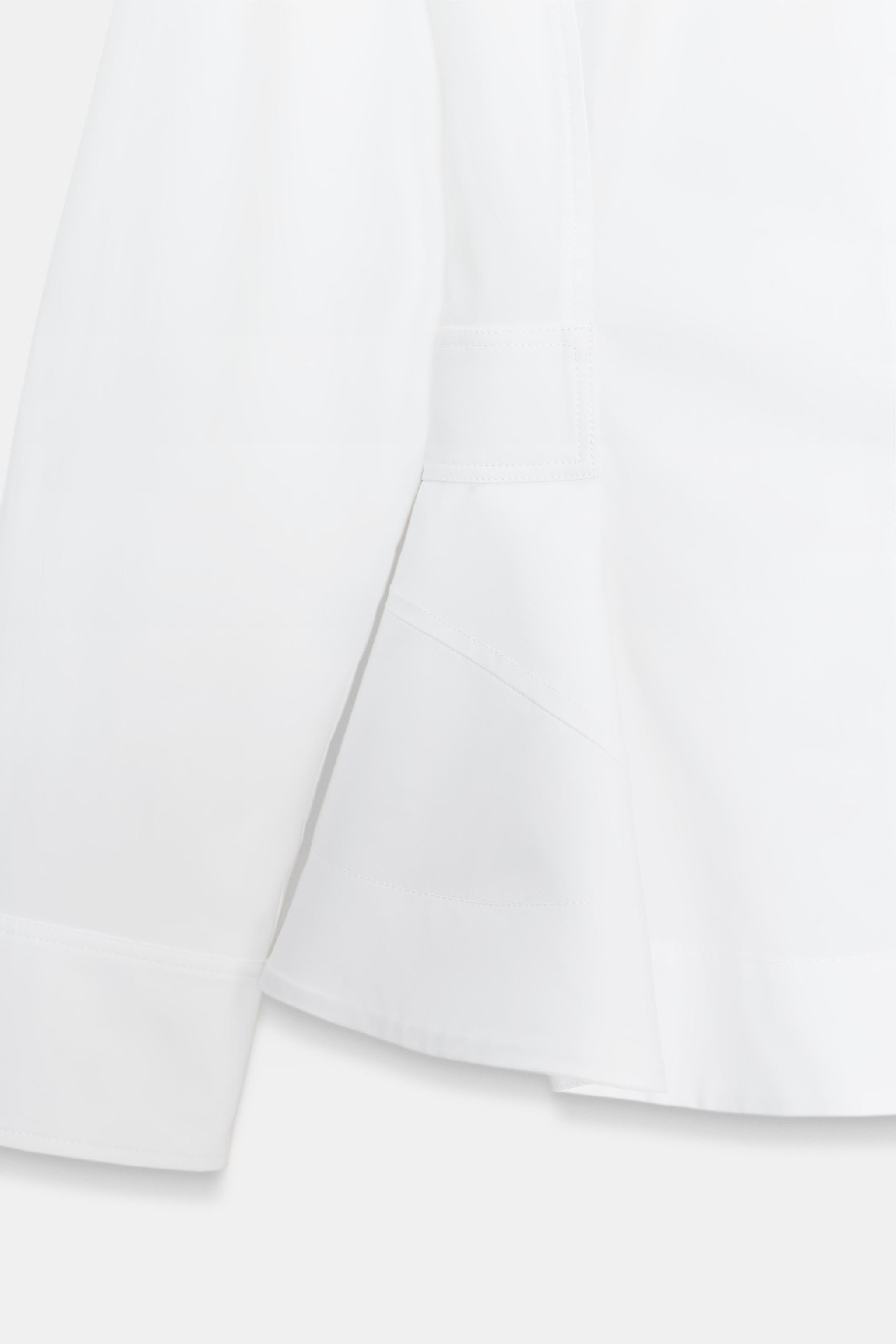 CHEMISE POPELINE PEPLUM ZW COLLECTION